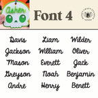List of names in font 4