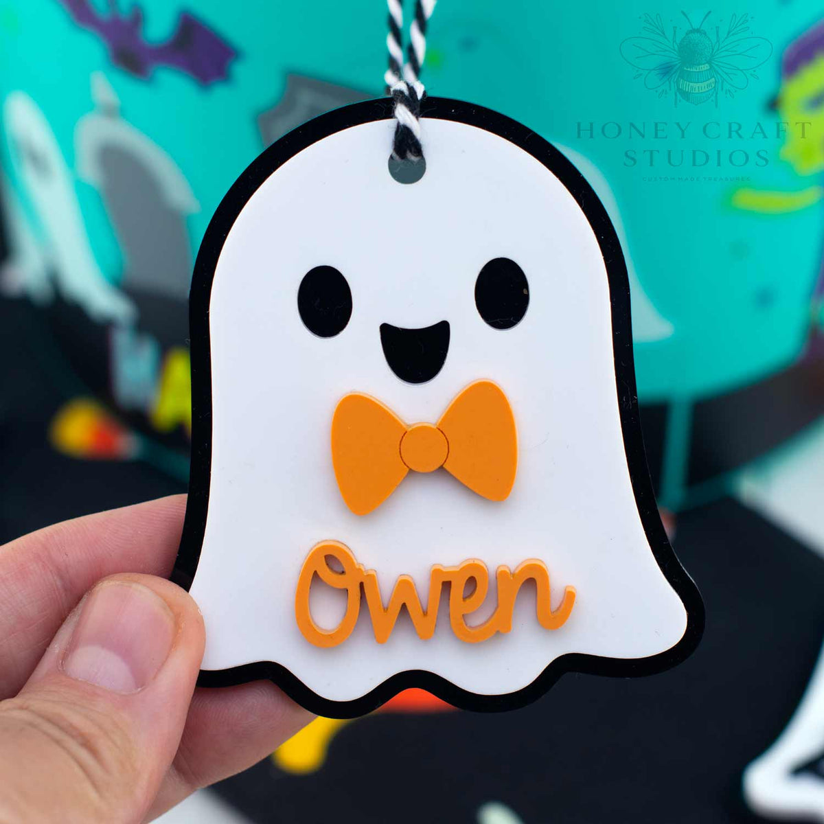 Personalized Ghost Name Tags