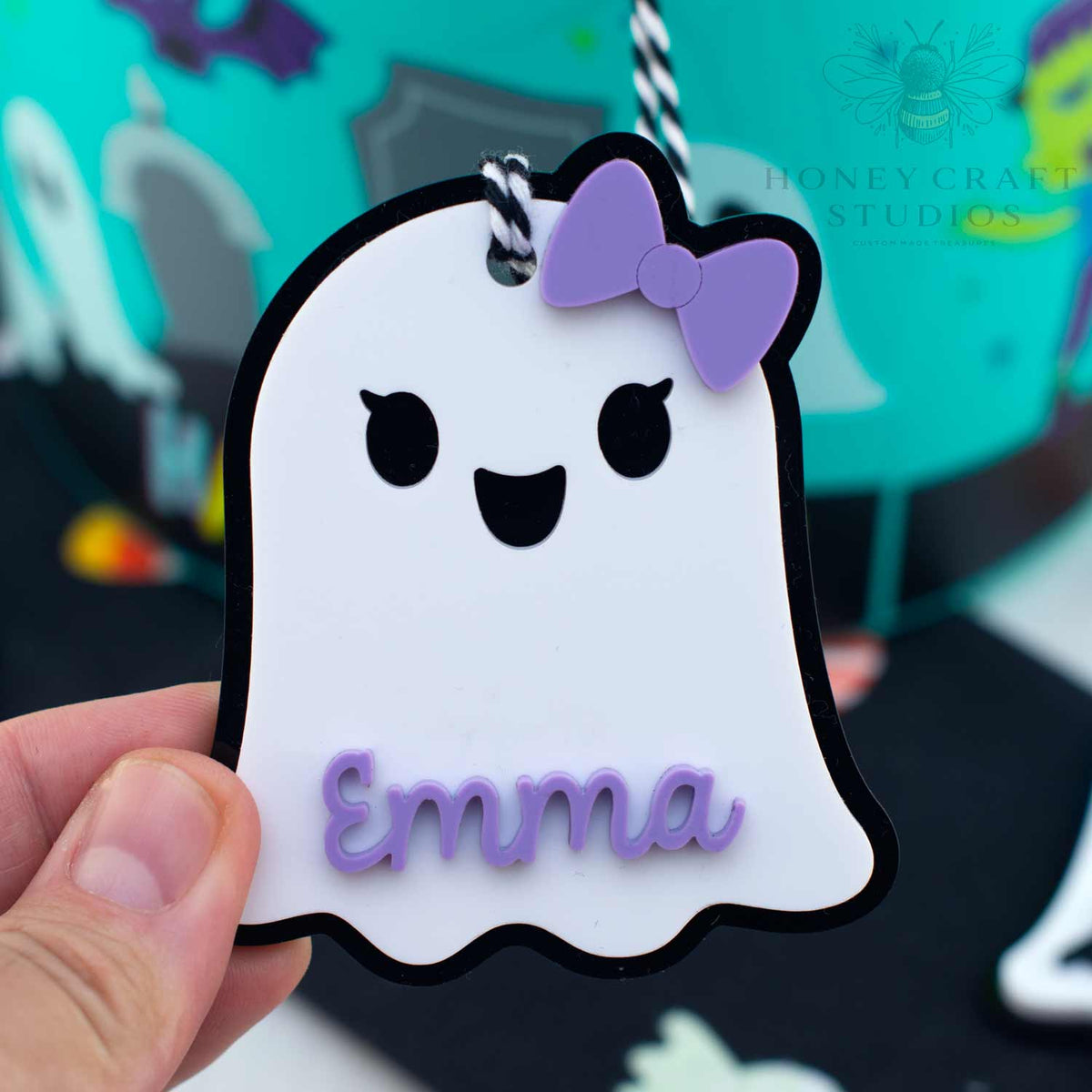 Personalized Ghost Name Tags