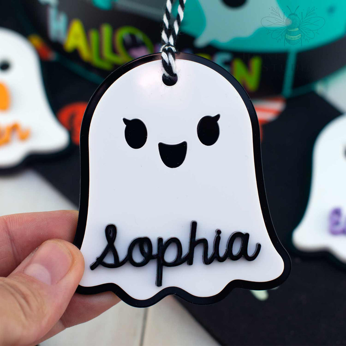 Personalized Ghost Name Tags