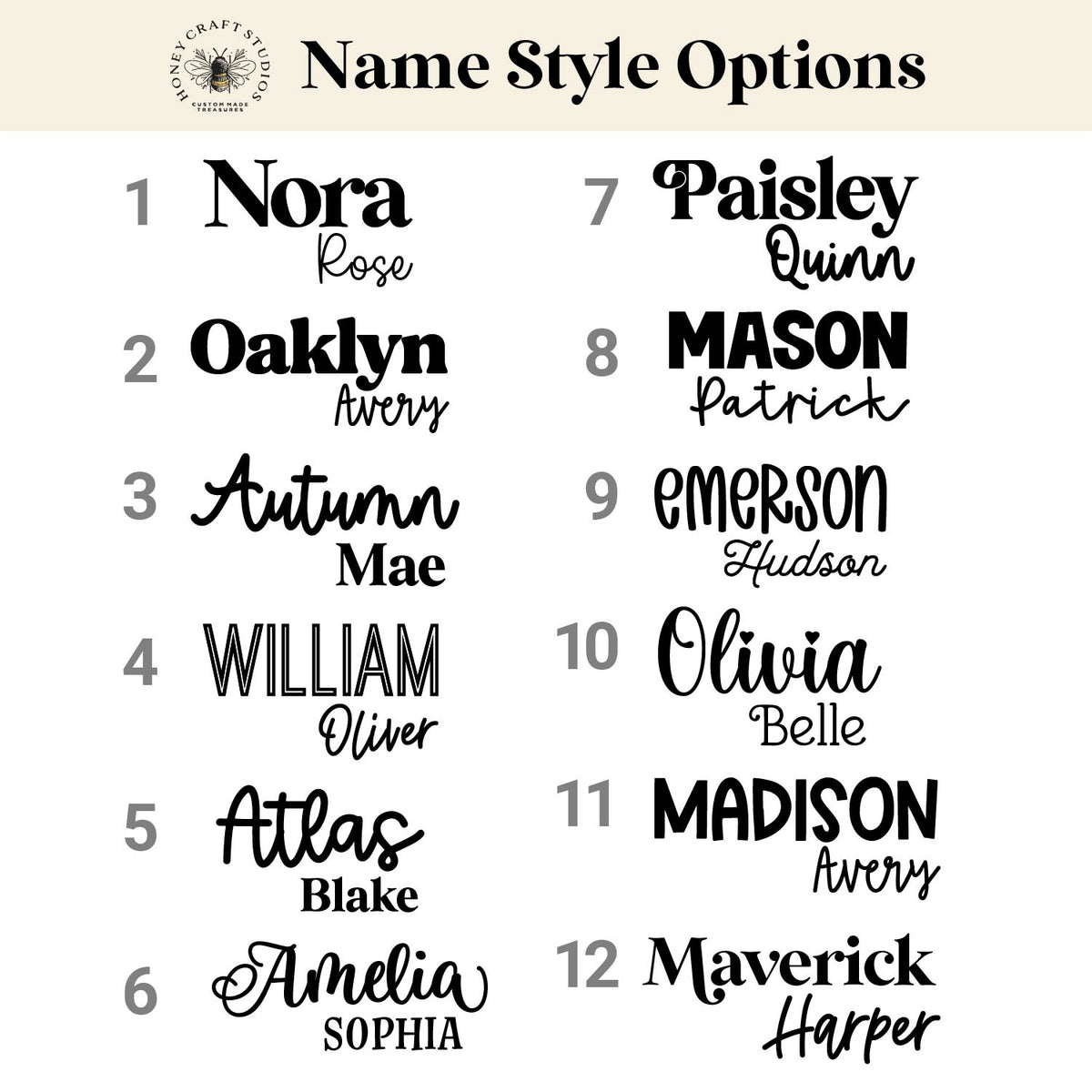 Custom Baby Name Sign - Newborn & Hospital Photo Prop
